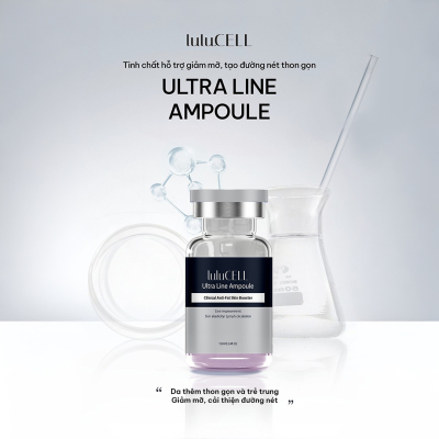 Meso tan mỡ ( mặt + body ) Lulucell Ultra Line Ampoule 10mlx5- Hộp