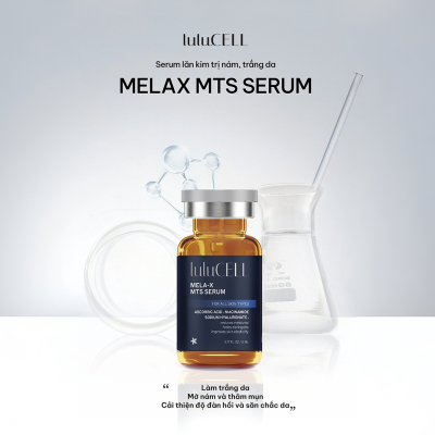 Serum lăn kim trị nám Lulucell MelaX MTS Serum 5mlx2 (Bộ)