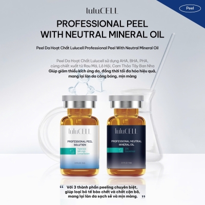  Bộ Peel da căng bóng peel và oil 5mlx2