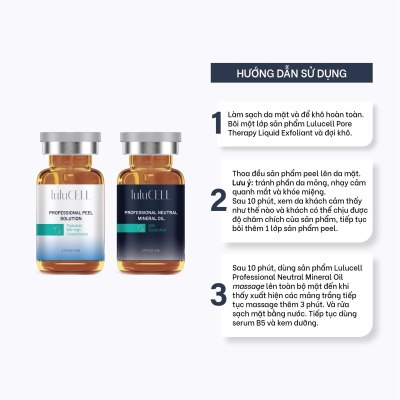  Bộ Peel da căng bóng peel và oil 5mlx2