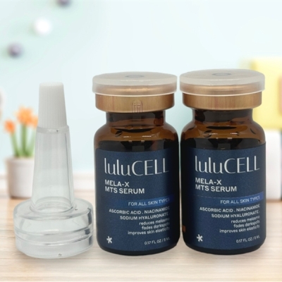 Serum lăn kim trị nám Lulucell MelaX MTS Serum 5mlx2 (Bộ)