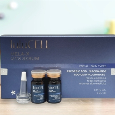 Serum lăn kim trị nám Lulucell MelaX MTS Serum 5mlx2 (Bộ)