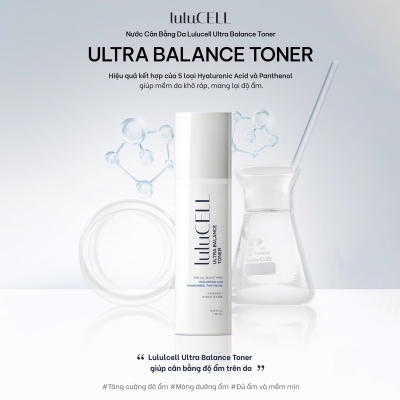 Toner Cân Bằng PH Lulucell Ultra Balance Toner 120ml